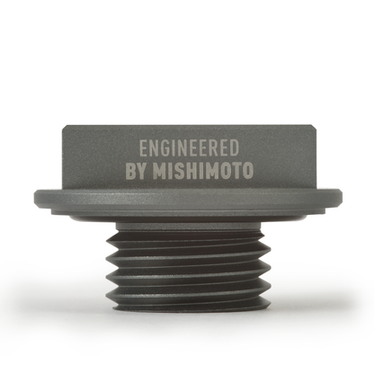 Mishimoto 87-01 Ford Mustang Hoonigan Tapón de llenado de aceite - Plata