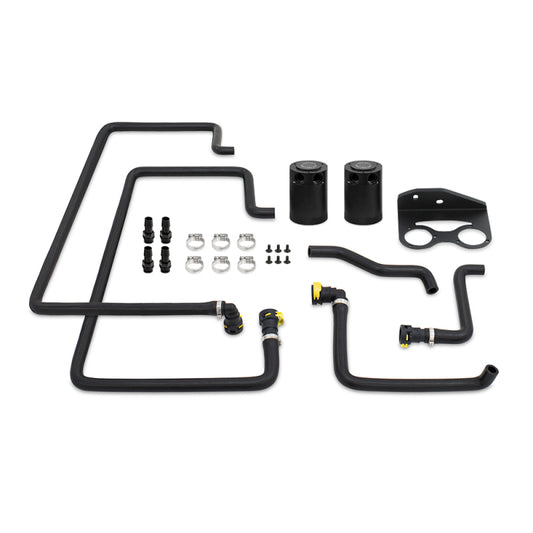 Mishimoto 18+ Ford F-150 2.7L EcoBoost Kit de recipiente de captura de aceite con deflectores - Transparente