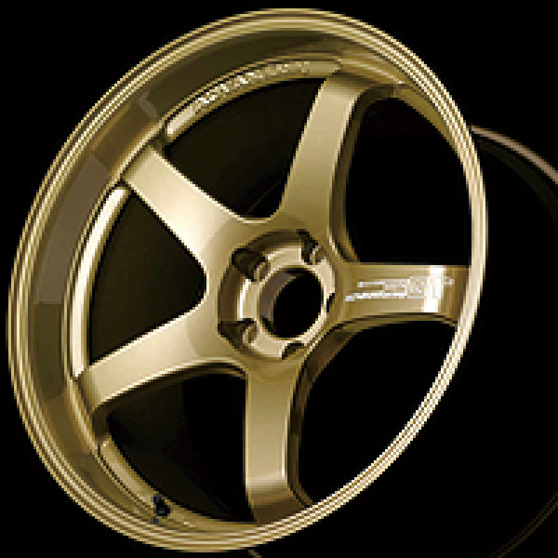 Advan GT Premium Version 18x9.0 +43 5-114.3 Racing Racing Oro Metálico