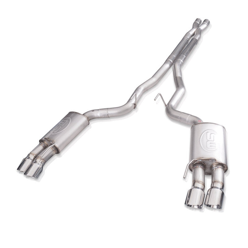 Stainless Works 15-23 Ford Mustang GT Redline X-Pipe Performance Connect Cat-Back Exhaust