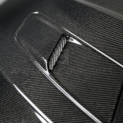 Anderson Composites 2015-2017 Ford Mustang capó estilo OE de fibra de carbono de doble cara