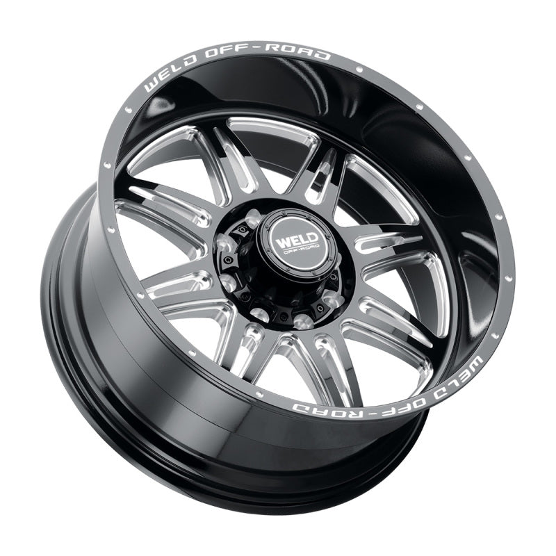 Weld Cheyenne W132 Series 20x10 / 8x170 BP / -18 Offset / 4.75 BS / 125.1 Bore - Negro brillante MIL