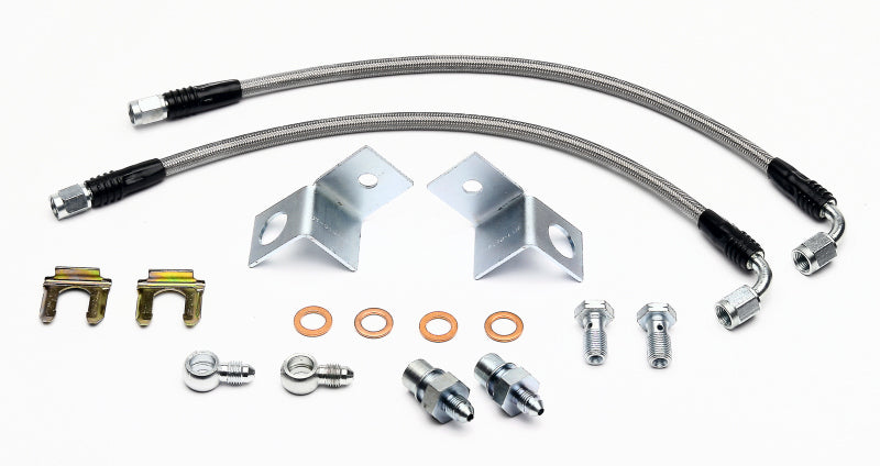 Wilwood Flexline Kit trasero 2005-08 Ford Mustang con pinza de freno de estacionamiento combinada