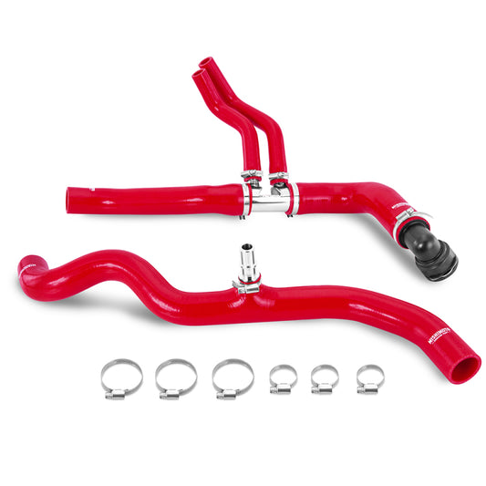 Mishimoto 18-20 Ford Raptor 3.5L EcoBoost Kit de manguera de silicona - Rojo