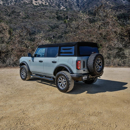 Westin 21-22 Ford Bronco (4 puertas) PRO TRAXX 5 barras ovaladas Nerf - Negro texturizado