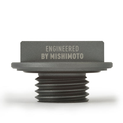 Mishimoto 87-01 Ford Mustang Hoonigan Tapón de llenado de aceite - Plata