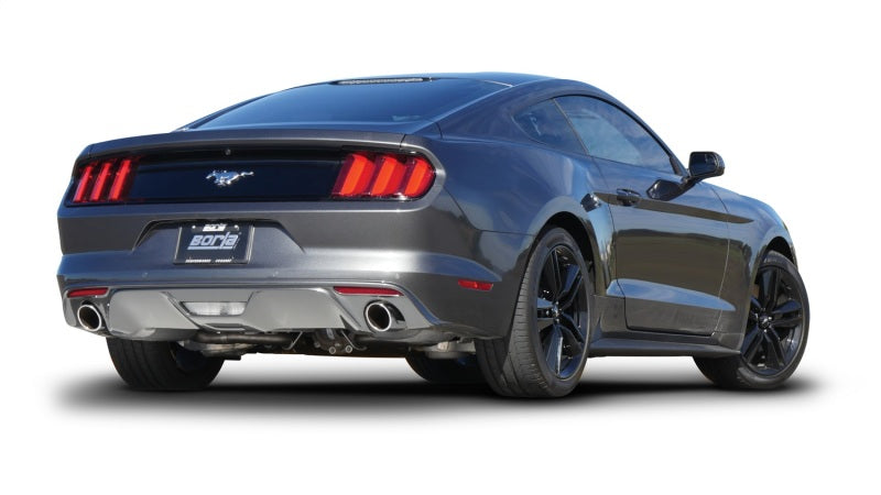 Sección trasera Borla Atak 15-17 Ford Mustang 2.3L EcoBoost MT/AT Tubo de 2.25 pulgadas Punta de 4 pulgadas