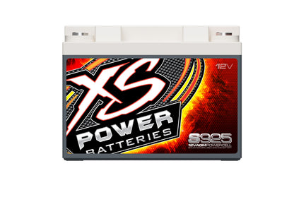 XS Power Batteries 12V AGM S Series Batteries - Automotive Terminals Included 2000 Max Amps