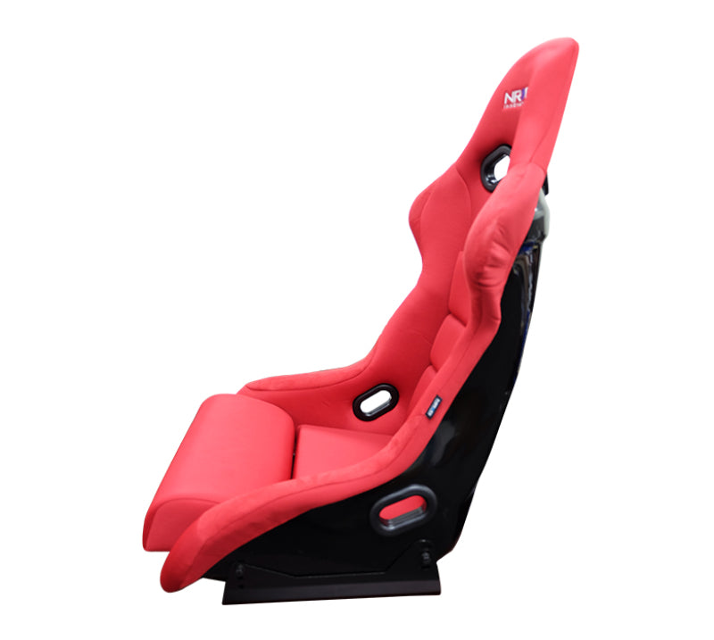 Asiento envolvente NRG FRP (tela roja) - Grande