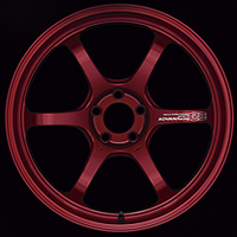 Rueda Advan R6 20x8.5 +38mm 5-114.3 Racing Candy Red