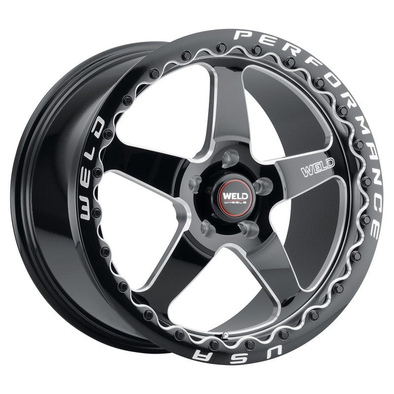 Soldadura S904 15x10 Ventura Beadlock 5x115 ET22 BS6.4 Brillo BLK MIL DIA 78.1