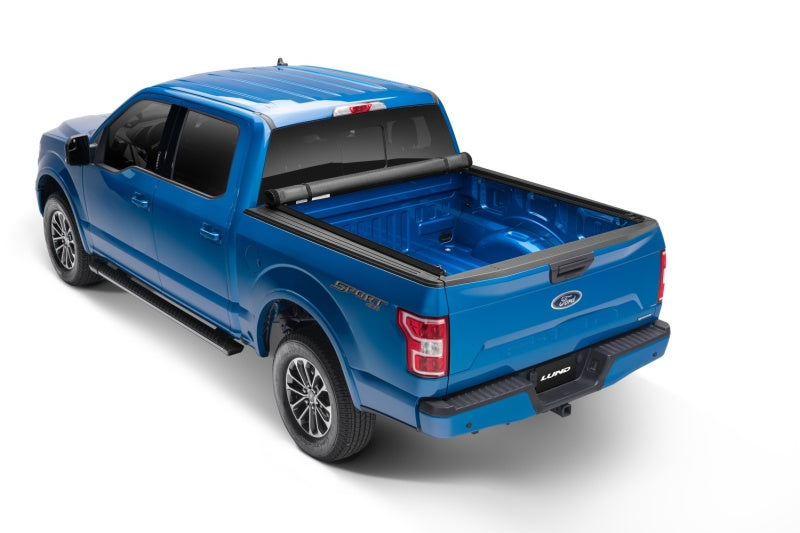 Lund 04-18 Ford F-150 (6.5ft. Bed) Genesis Elite Roll Up Tonneau Cover - Black