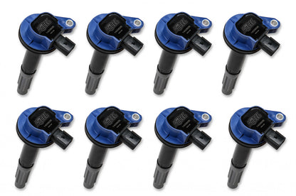 ACCEL Ignition Coils Super Coil Series 2011-2016 Ford 5.0L Coyote Engines, Blue, 8-Pack