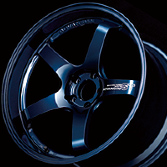 Rueda Advan GT Premium Version 20x9.5 +28 5-114.3 Racing Titanio Azul