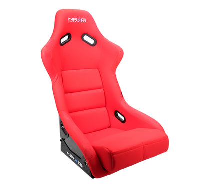 Asiento envolvente NRG FRP (tela roja) - Grande