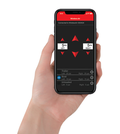 Sistema de control de aire inalámbrico Air Lift V2 con soporte EZ