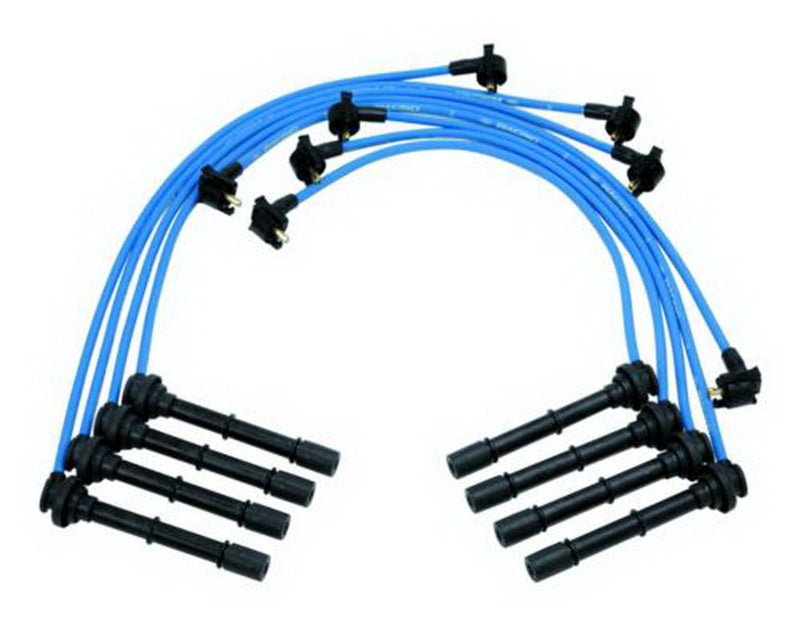 Ford Racing Juegos de cables de bujía de 9 mm - Azul