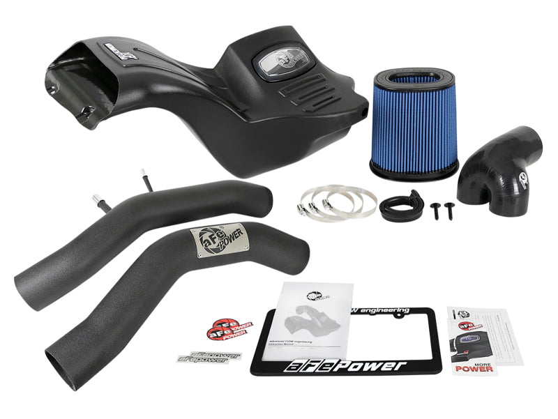aFe Momentum XP Pro 5R Cold Air Intake System w/Black Aluminum Intake Tubes 15-18 Ford F-150 V8-5.0L