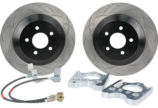 Steeda 13" Slotted Rear Brake Upgrade Kit 05-12 Mustang