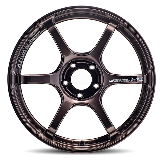 Rueda Advan RG-4 18x7.5 +47 5-114.3 Racing Cobre Bronce