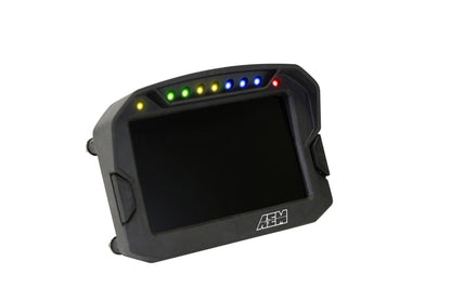 Pantalla de tablero digital con registro de carbono AEM CD-5LG con GPS interno de 10 Hz y antena