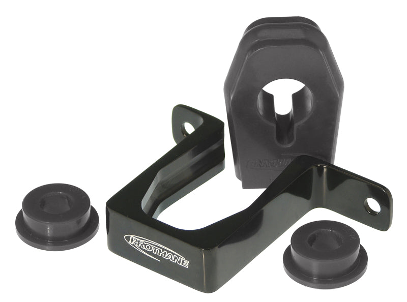 Bujes de palanca de cambios Prothane Ford Mustang con soporte Billet - Negro