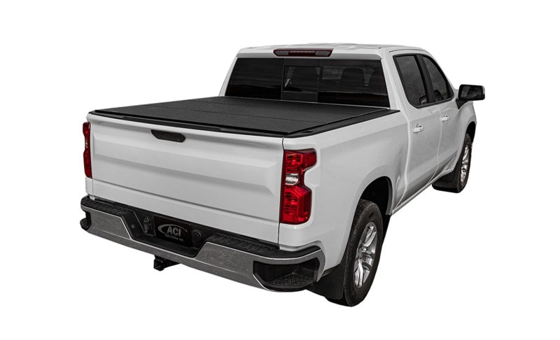 Access LOMAX Cubierta triple plegable Acabado de uretano negro 04+ Ford F-150 - Cama de 5 pies 6 pulgadas