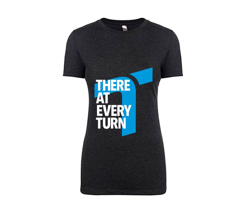 Camiseta negra para mujer Turn 14 Distribution - XL