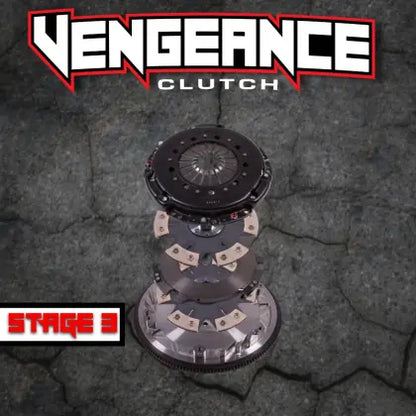 Vengeance Stage 3 Clutch - Six Puck - 8 Bolt (1996-2010 SN95 / S197 4.6L Modular & 2011-2017 Coyote w/ 26 Spline Upgrade) DM3-07-03-26T