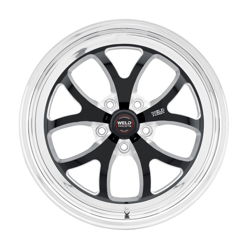 Soldar S76 15x10.33 / 5x4.5 BP / 4.5in. Rueda BS negra (almohadilla baja) - Sin bloqueo de talón