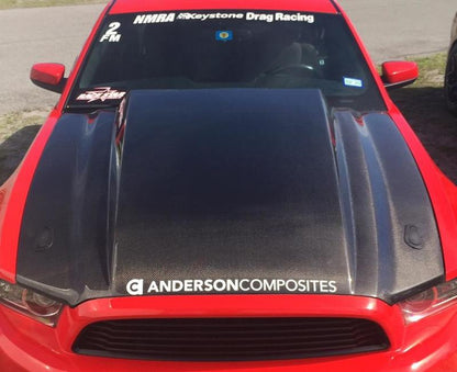 Anderson Composites Capó de fibra de carbono para Ford Mustang tipo CJ 2013-2014