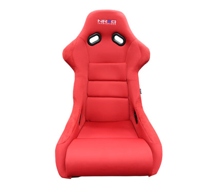 Asiento envolvente NRG FRP (tela roja) - Grande