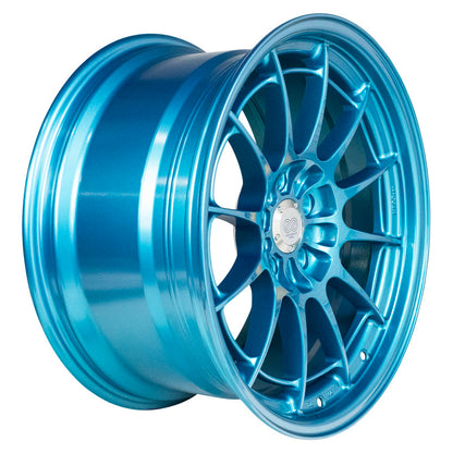 Enkei NT03+M 18x9.5 5x114.3 40mm Offset 72.6mm Bore Emerald Blue Wheel