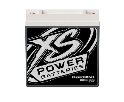 XS Power Baterías Módulos de condensadores Super Bank Powersports de 12 V - Pernos de terminal M6 incluidos 3000 amperios máximos