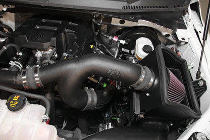 K&amp;N 15-16 Ford F-150 2.7L V6 F/I Kit de admisión de cargador de aire