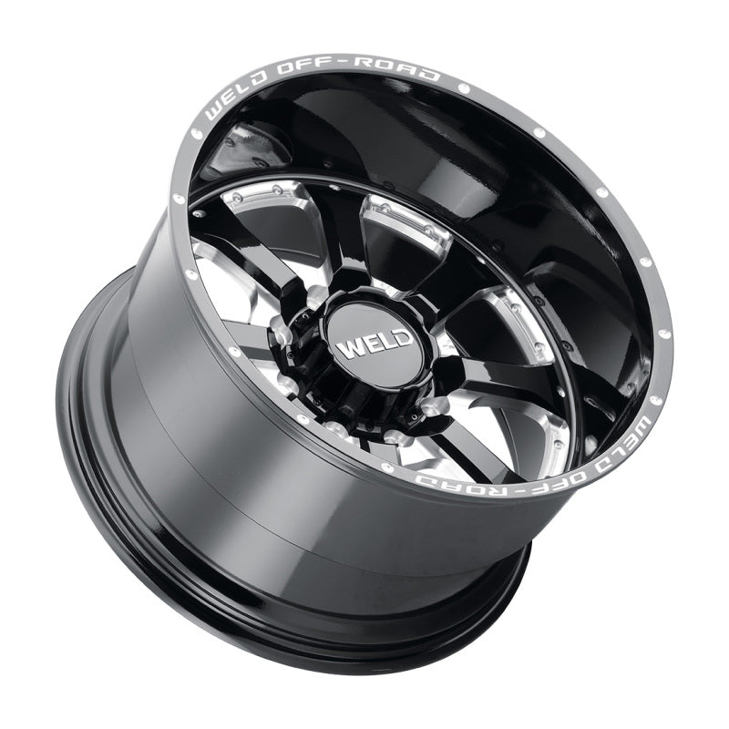 Weld Off-Road W125 20X9 Granada Six 6X135 ET20 BS5.75 Negro Brillo MIL 87.1