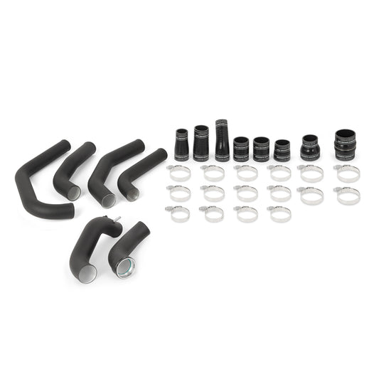 Mishimoto 15-17 Ford F-150 2.7L EcoBoost I/C Kit de tubería - Negro arrugado