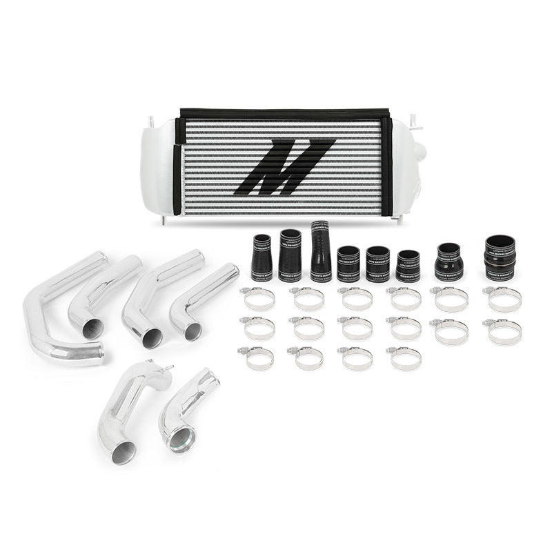 Mishimoto 15-17 Ford F-150 EcoBoost 2.7L Kit de intercooler de rendimiento plateado con tubos pulidos