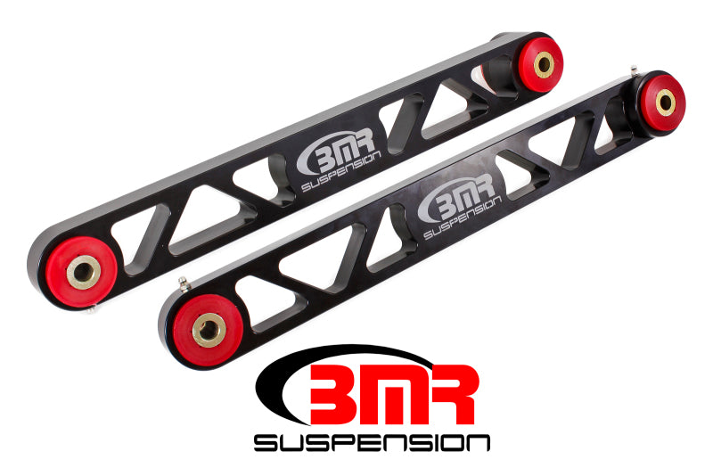 BMR 05-14 S197 Mustang Billet Brazos de control inferiores de aluminio (poliuretano) - Negro anodizado