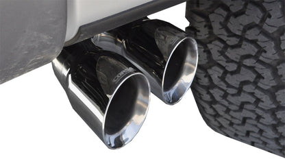 Corsa 11-13 Ford F-150 Raptor 6.2L V8 Polished Sport Cat-Back Exhaust