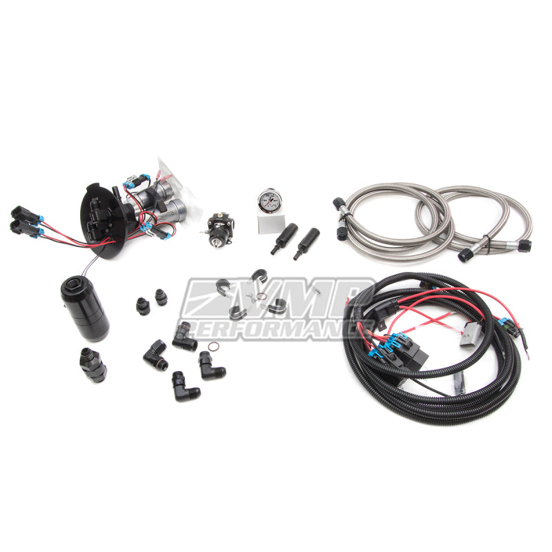 VMP Performance 11-17 Ford Mustang Sistema de combustible estilo retorno Plug and Play