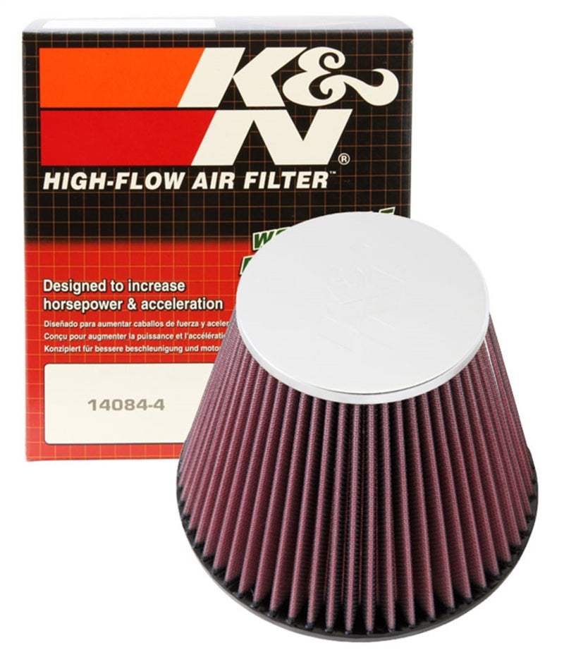 K&N Round Tapered Universal Air Filter 6in Flange ID x 7.5in Base OD x 4.5in Top OD x 6in H