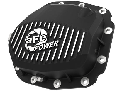 aFe Pro Series Cubierta del diferencial trasero negro con aletas 15-19 Ford F-150 (con ejes traseros Super 8.8)