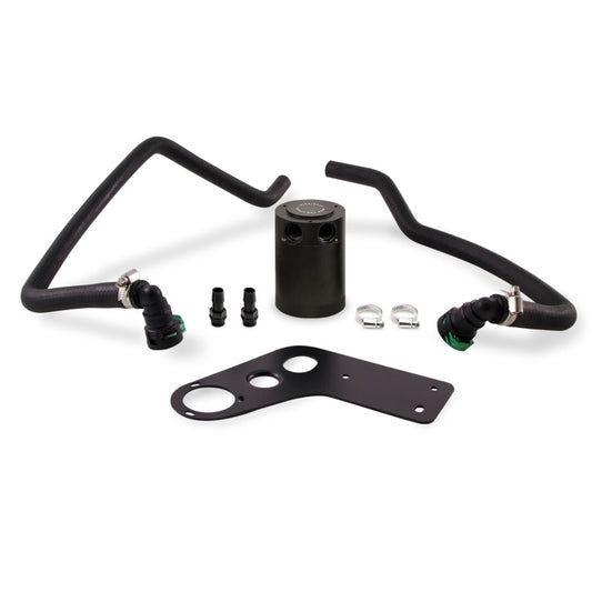 Mishimoto 2015+ Ford Mustang GT Kit de lata de captura de aceite desconcertada - Negro