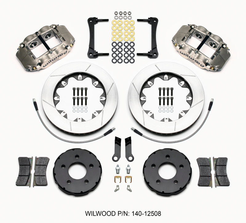 Wilwood Forged Superlite 4R ST BB Kit delantero Road Race 2005-2014 Mustang