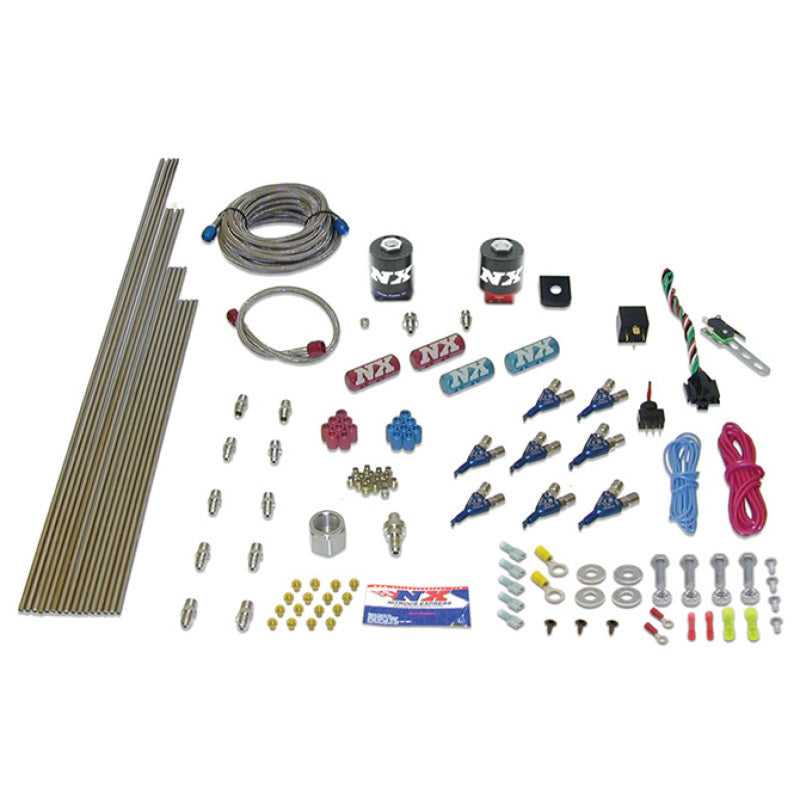 Nitrous Express Kit nitroso de gas de 8 cilindros (200-500 HP) con botella de 15 lb