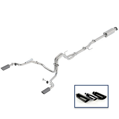 Ford Racing 15-18 F-150 5.0L Cat-Back Extreme Exhaust System Rear Exit w/ Carbon Fiber Tips