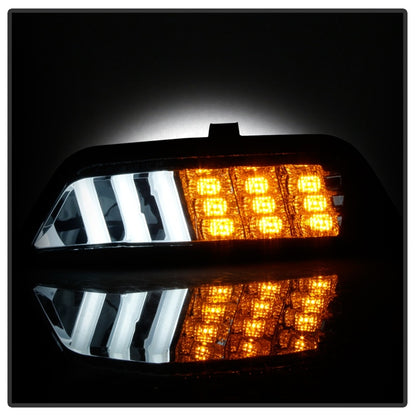 Spyder 15-16 Ford Mustang LED DRL - Humo (CBL-YD-FM15-LED-SM)