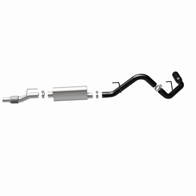 MagnaFlow SYS Cat-Back 11-14 Ford F-150 3.5L V6 EcoBoost 3in Black Single Side Exit Rear 3 Tip