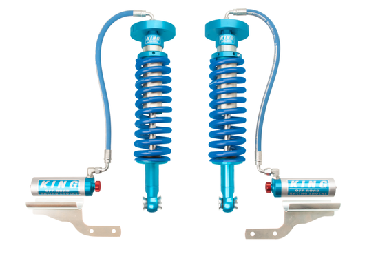 King Shocks 09-13 Ford F150 2WD/4WD Delantero 2.5 Dia Depósito Remoto Coilover con Ajustador (Par)